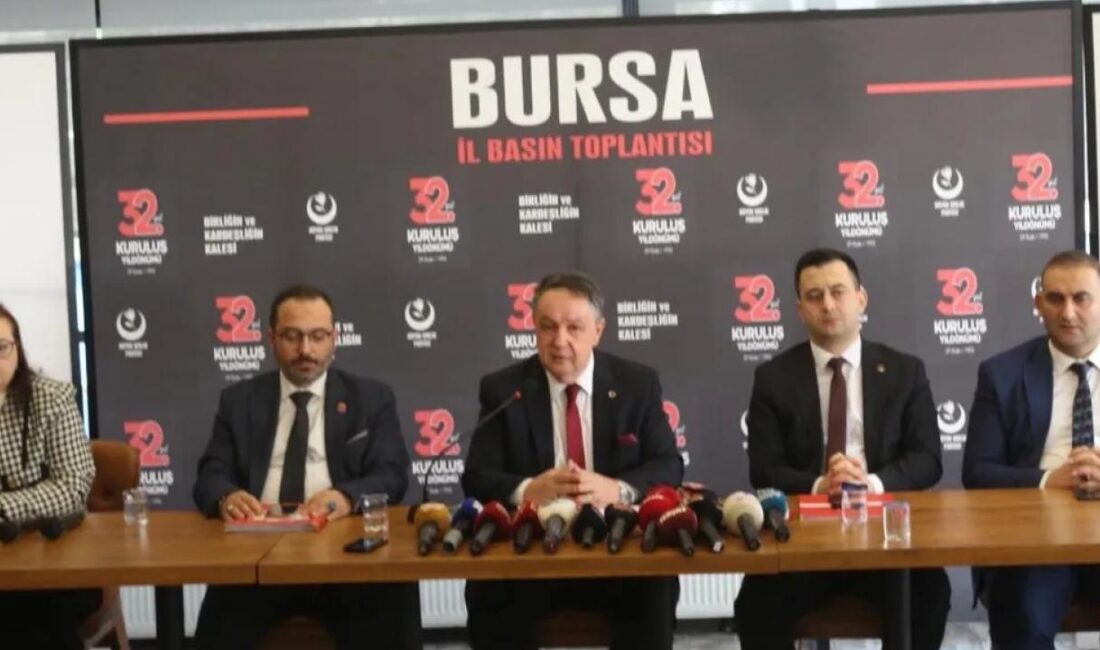 Büyük Birlik Partisi (BBP) Bursa İl Başkanlığı, 32.kuruluş yıldönümünü düzenlediği